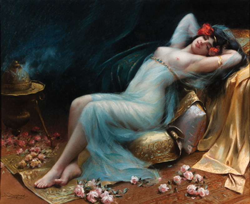 Odalisca nell'harem